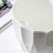 Кашпо Флюте 1,9л белый - фото 41914