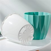 Кашпо Флюте 1,9л нефрит - фото 41919