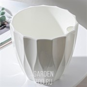 Кашпо Флюте 3л белый - фото 41923