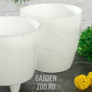 Кашпо Грация 2л белый - фото 41936