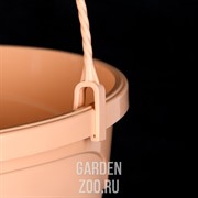 Горшок Мальва подвесной кремовый 4.7л - фото 41943