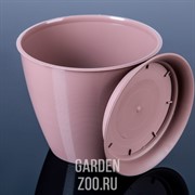 Кашпо Мальта 2,2 с поддоном мокко - фото 41951