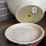 Горшок МЕАНДР коба оливка 35см - фото 41982