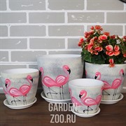 Набор горшков ФЛАМИНГО 4шт - фото 41986