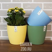 Горшок ЭВИ 3л с дренажной системой зеленый - фото 42067