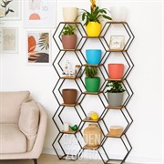 Горшок ЭВИ 3л с дренажной системой небесный - фото 42071