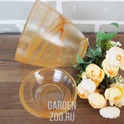 Горшок № 2 алебастр бежевый d13 - фото 42076