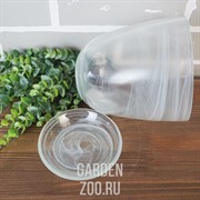 Горшок № 3 алебастр белый d14.5 - фото 42086