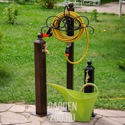 Умывальник садовый колонка металл высота 79см 55-103 - фото 42151