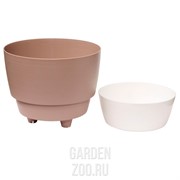 Кашпо Валенсия 1,2л фраппе-белый - фото 42193