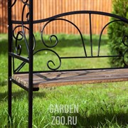 Арка садовая металлическая со скамьёй 860-64R - фото 42275