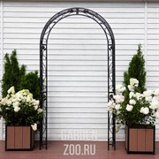 Арка садовая металл черная 863-47R - фото 42289