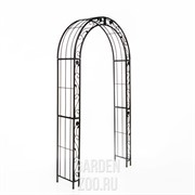 Арка садовая металл черная 863-47R - фото 42290