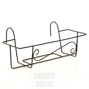 Подставка для балконных ящиков на перила длина 62см металл 51-053 - фото 42327