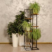 Этажерка Лофт с шестью полками металл и дерево 66-707 - фото 42333 Этажерка Лофт с шестью полками металл и дерево 66-707 - фото 42333