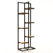 Этажерка Лофт с шестью полками металл и дерево 66-707 - фото 42334 Этажерка Лофт с шестью полками металл и дерево 66-707 - фото 42334