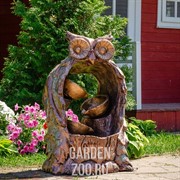 Фонтан садовый Сова с тремя чашами US08918 - фото 42372