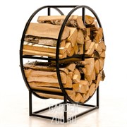 Дровница металл для дачи и дома Лофт Круг 66-912 - фото 42395