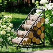 Дровница металл для дачи и дома Лофт Треугольник 66-915 - фото 42400