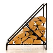 Дровница металл для дачи и дома Лофт Треугольник 66-915 - фото 42401