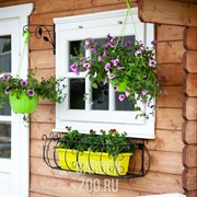 Подставка балконная для ящика на стену длина 84см кованая 51-283 - фото 42431