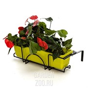 Кронштейн для балконного ящика регулируемая ширина длина 63см металл 51-413 - фото 42441