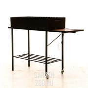 Гриль угольный металлический с откидным столиком 861-53 - фото 42538