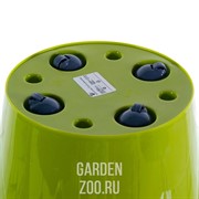 Горшок Лондон 32см 15,7л на колесиках оливковый - фото 42568