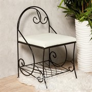 Банкетка кованая с полкой для обуви - фото 42621 Банкетка кованая с полкой для обуви - фото 42621