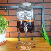 Банка 5л для лимонада на подставке - фото 42639