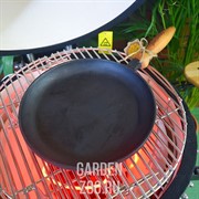 Сковорода блинная чугугнная с деревянной ручкой 240*25 - фото 42645