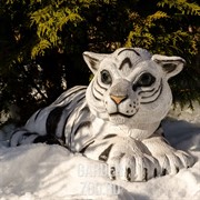 Фигура Тигренок лежит стеклопластик U08924 - фото 42719