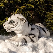 Фигура Тигренок лежит стеклопластик U08924 - фото 42720