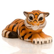 Фигура Тигренок лежит стеклопластик U08924 - фото 42724