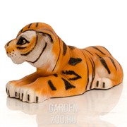 Фигура Тигренок лежит стеклопластик U08924 - фото 42726