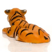 Фигура Тигренок лежит стеклопластик U08924 - фото 42727