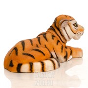 Фигура Тигренок лежит стеклопластик U08924 - фото 42728