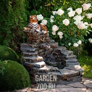 Фонтан садовый Тигр на камнях U08704 - фото 42744