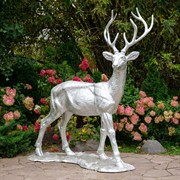 Фигура садовая Олень благородный стеклопластик 215 см U08951 - фото 42745 Фигура садовая Олень благородный стеклопластик 215 см U08951 - фото 42745