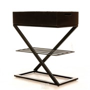 Гриль угольный металлический с полкой 861-52 - фото 42756