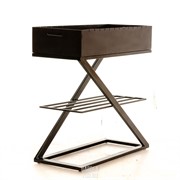 Гриль угольный металлический с полкой 861-52 - фото 42757