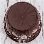 Кашпо Форест 3,5л коричневый-пудровый - фото 42769