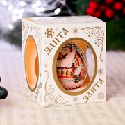 Шар Сказочная избушка 6,5см стекло - фото 42898