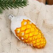 Игрушка ёлочная Шишка кедровая 5 см - фото 42920