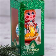 Игрушка ёлочная Матрешка звонкая 8см - фото 42922