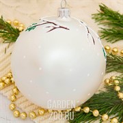 Шар Филин 11 см стекло - фото 42933