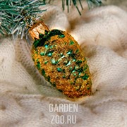 Шар Шишка 5 см стекло - фото 42937