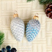 Шар Шишка 5 см стекло - фото 42938