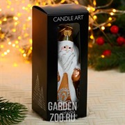 Игрушка ёлочная Дед Мороз снежинки ручная роспись золото - фото 42964