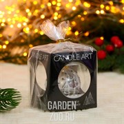 Шар Нарядный узор ручная роспись прозрачный 5см - фото 42972